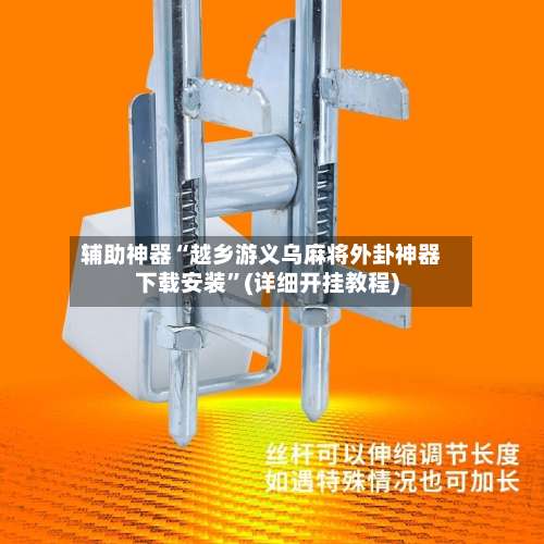 辅助神器“越乡游义乌麻将外卦神器下载安装	”(详细开挂教程)-第1张图片