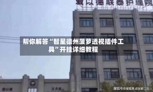 帮你解答“智星德州菠萝透视插件工具	”开挂详细教程-第2张图片