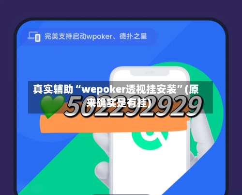 真实辅助“wepoker透视挂安装	”(原来确实是有挂)-第1张图片