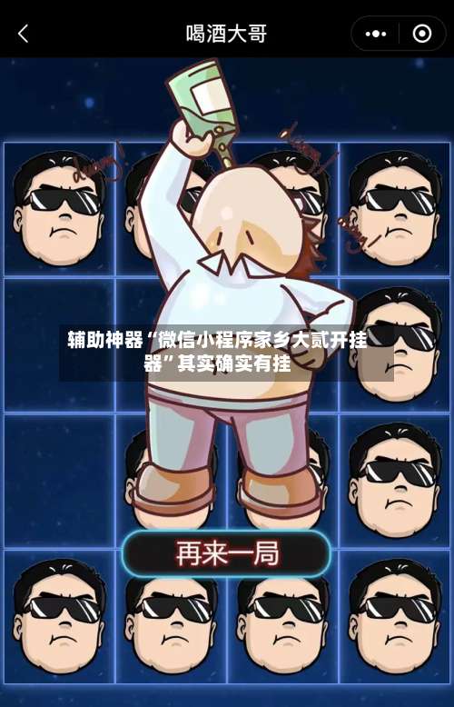 辅助神器“微信小程序家乡大贰开挂器”其实确实有挂-第3张图片