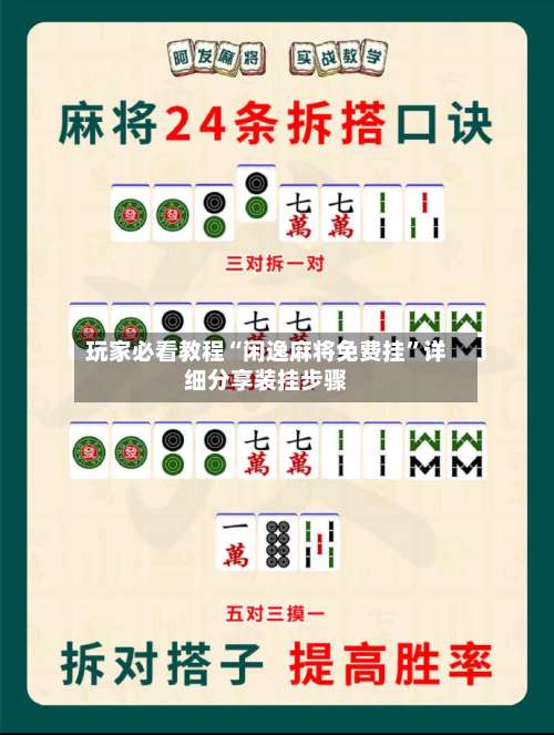 玩家必看教程“闲逸麻将免费挂”详细分享装挂步骤-第1张图片