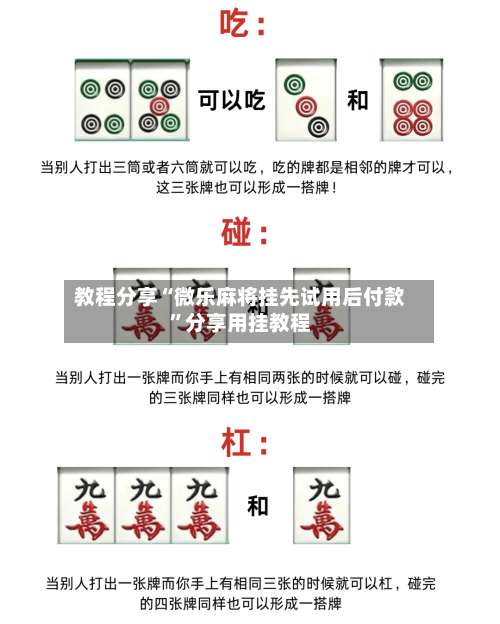 教程分享“微乐麻将挂先试用后付款”分享用挂教程-第2张图片