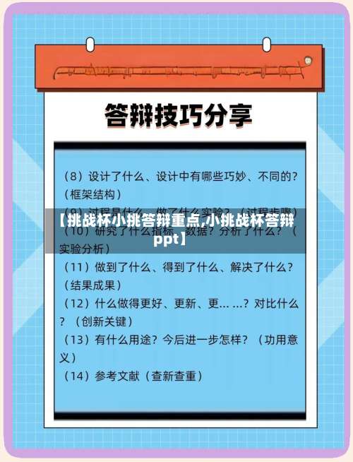 【挑战杯小挑答辩重点,小挑战杯答辩ppt】-第3张图片