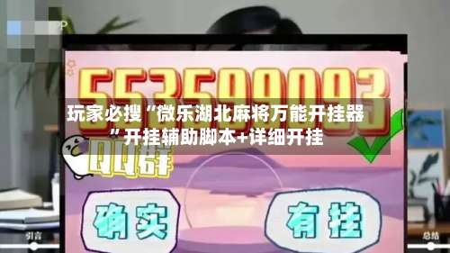 玩家必搜“微乐湖北麻将万能开挂器”开挂辅助脚本+详细开挂-第3张图片