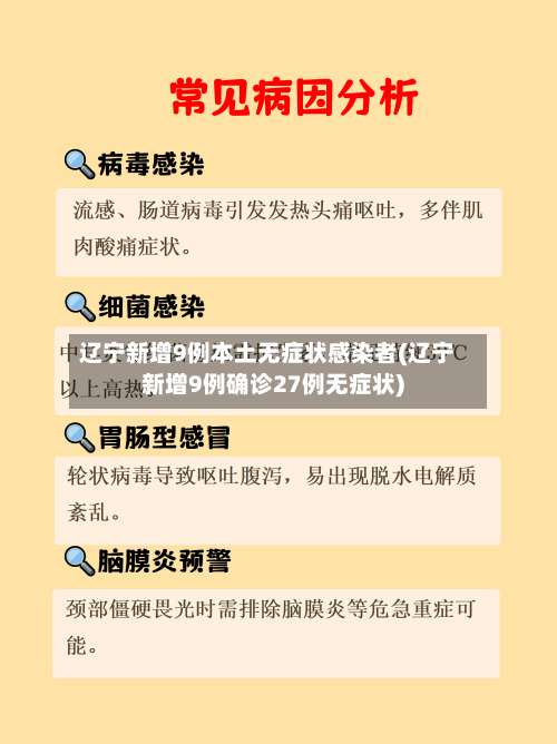 辽宁新增9例本土无症状感染者(辽宁新增9例确诊27例无症状)-第1张图片