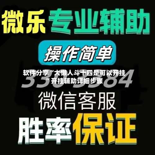 软件分享“大懒人斗十四是可以开挂	”开挂辅助详细步骤-第1张图片