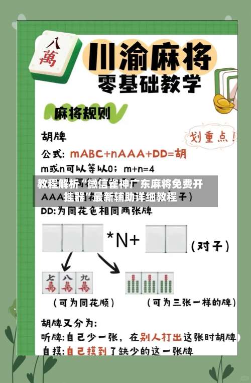 教程解析“微信雀神广东麻将免费开挂器”最新辅助详细教程-第1张图片