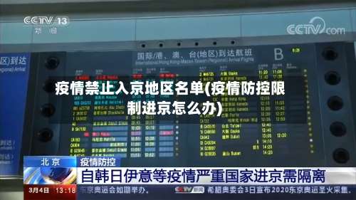 疫情禁止入京地区名单(疫情防控限制进京怎么办)-第1张图片