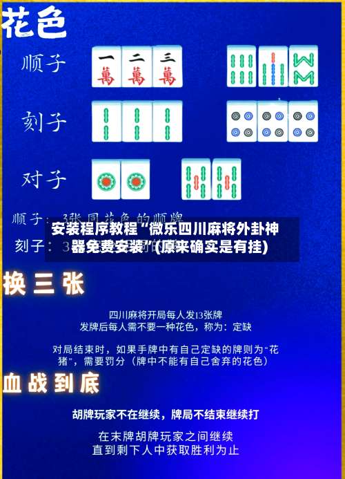 安装程序教程“微乐四川麻将外卦神器免费安装”(原来确实是有挂)-第1张图片