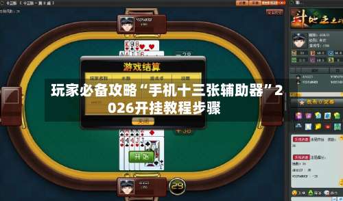 玩家必备攻略“手机十三张辅助器”2026开挂教程步骤-第2张图片