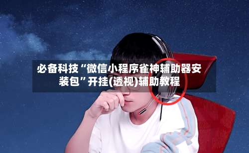 必备科技“微信小程序雀神辅助器安装包”开挂(透视)辅助教程-第1张图片