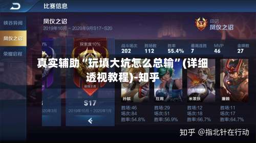 真实辅助“玩填大坑怎么总输”(详细透视教程)-知乎-第3张图片