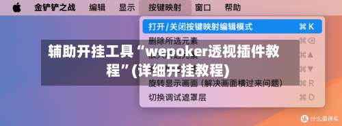 辅助开挂工具“wepoker透视插件教程”(详细开挂教程)-第1张图片