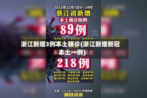 浙江新增3例本土确诊(浙江新增新冠本土一例)-第1张图片