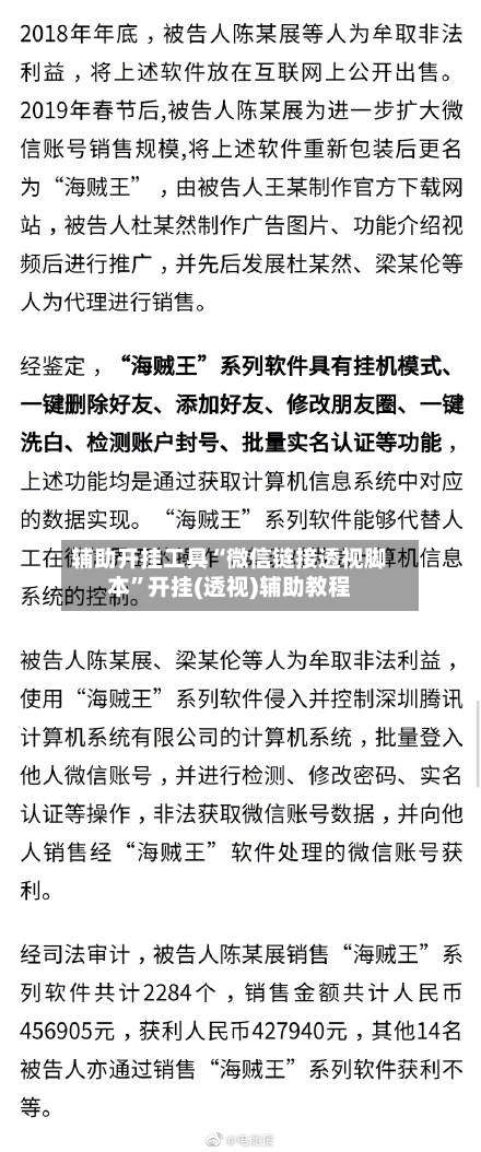 辅助开挂工具“微信链接透视脚本	”开挂(透视)辅助教程-第2张图片