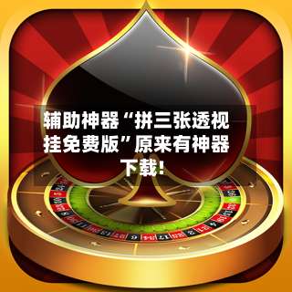 辅助神器“拼三张透视挂免费版”原来有神器下载!-第2张图片