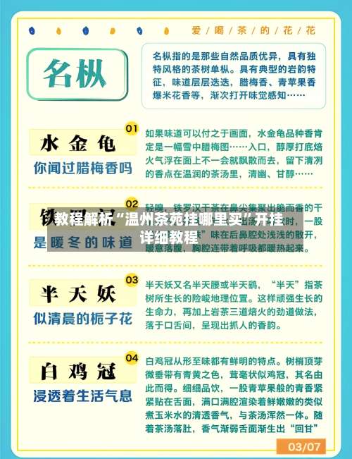 教程解析“温州茶苑挂哪里买”开挂详细教程-第1张图片