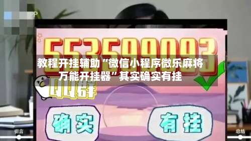 教程开挂辅助“微信小程序微乐麻将万能开挂器”其实确实有挂-第1张图片