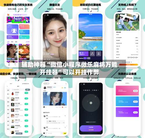 辅助神器“微信小程序微乐麻将万能开挂器”可以开挂作弊-第1张图片