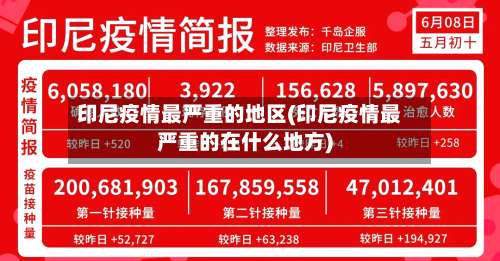 印尼疫情最严重的地区(印尼疫情最严重的在什么地方)-第1张图片