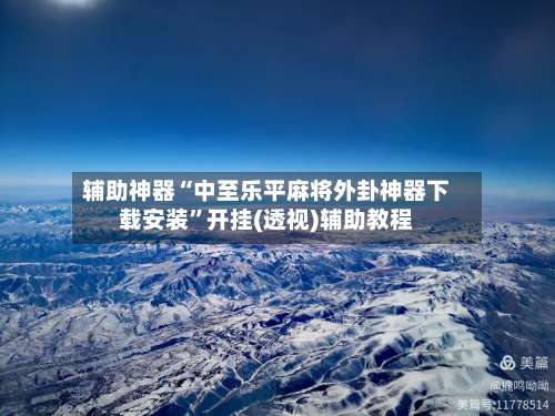 辅助神器“中至乐平麻将外卦神器下载安装”开挂(透视)辅助教程-第1张图片