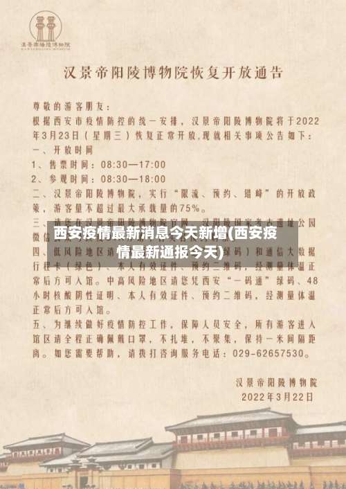 西安疫情最新消息今天新增(西安疫情最新通报今天)-第2张图片
