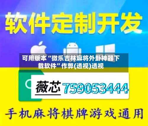 可用版本“微乐吉林麻将外卦神器下载软件”作弊(透视)透视-第2张图片