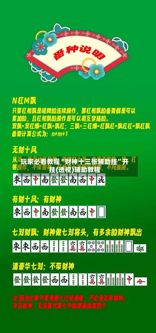 玩家必看教程“财神十三张辅助挂	”开挂(透视)辅助教程-第2张图片