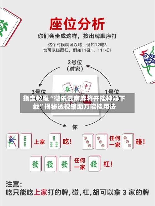 指定教程“微乐云南麻将开挂神器下载”揭秘透视辅助万能挂用法-第1张图片
