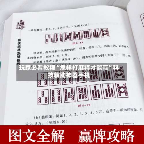 玩家必看教程“怎样打麻将才能赢	”科技辅助神器手机-第1张图片