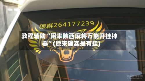 教程辅助“闲来陕西麻将万能开挂神器”(原来确实是有挂)-第2张图片