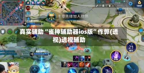 真实辅助“雀神辅助器ios版	”作弊(透视)透视辅助-第1张图片