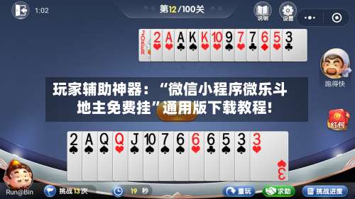 玩家辅助神器：“微信小程序微乐斗地主免费挂	”通用版下载教程!-第2张图片