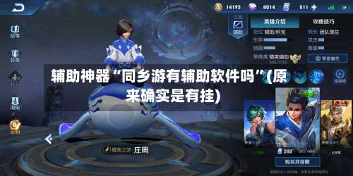 辅助神器“同乡游有辅助软件吗”(原来确实是有挂)-第1张图片