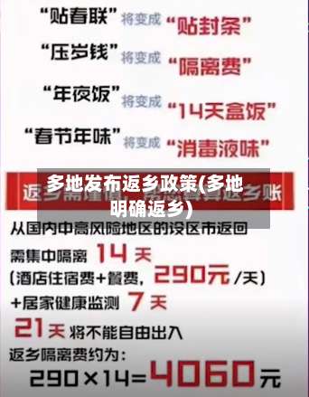多地发布返乡政策(多地明确返乡)-第1张图片