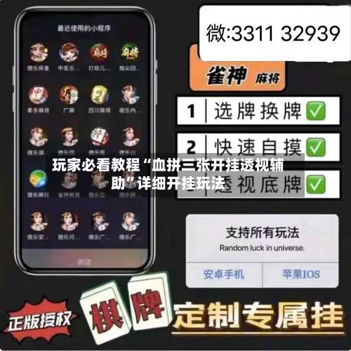 玩家必看教程“血拼三张开挂透视辅助	”详细开挂玩法-第1张图片