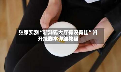 独家实测“新鸿狐大厅有没有挂”附开挂脚本详细教程-第3张图片