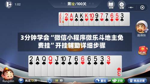 3分钟学会“微信小程序微乐斗地主免费挂”开挂辅助详细步骤-第2张图片