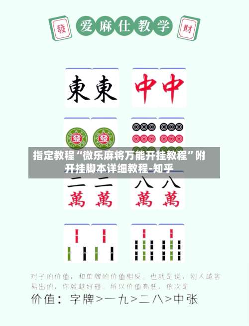 指定教程“微乐麻将万能开挂教程”附开挂脚本详细教程-知乎-第3张图片