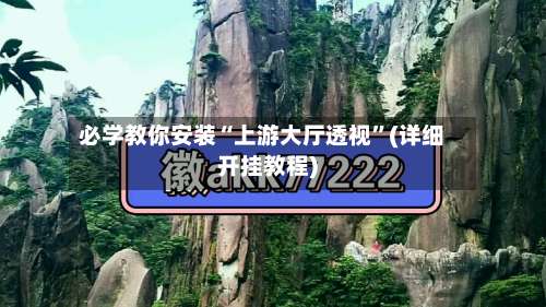 必学教你安装“上游大厅透视	”(详细开挂教程)-第2张图片