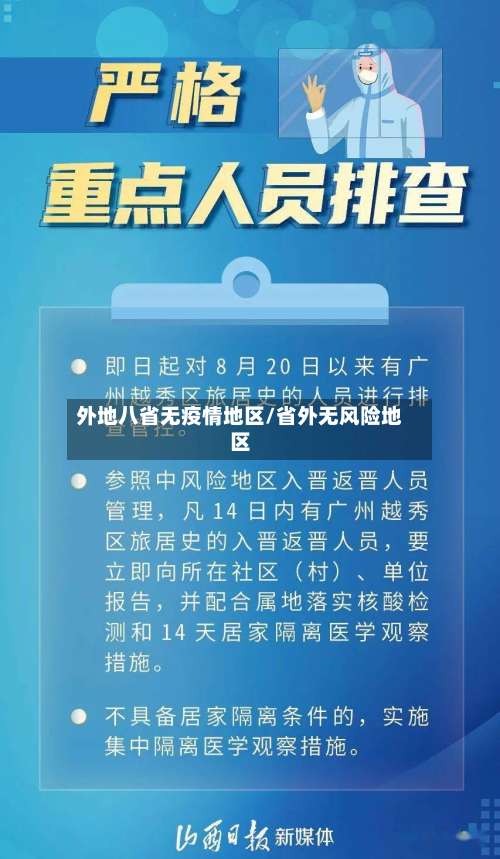 外地八省无疫情地区/省外无风险地区-第1张图片