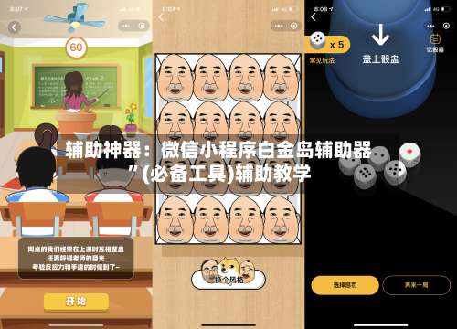 辅助神器：微信小程序白金岛辅助器”(必备工具)辅助教学-第1张图片