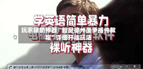 玩家辅助神器“智星德州菠萝插件教程”详细开挂玩法-第1张图片