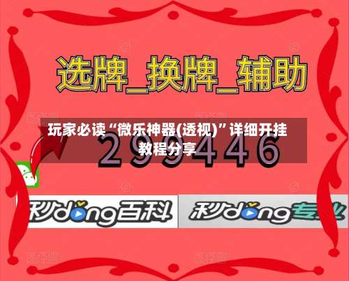 玩家必读“微乐神器(透视)”详细开挂教程分享-第2张图片