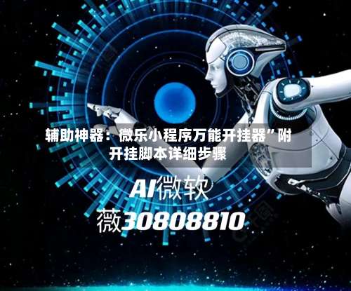 辅助神器：微乐小程序万能开挂器”附开挂脚本详细步骤-第2张图片