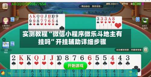 实测教程“微信小程序微乐斗地主有挂吗	”开挂辅助详细步骤-第3张图片