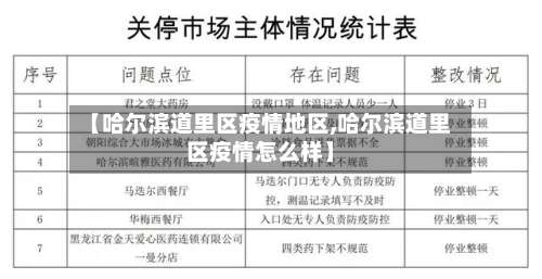 【哈尔滨道里区疫情地区,哈尔滨道里区疫情怎么样】-第2张图片