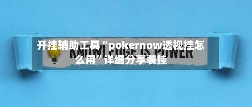 开挂辅助工具“pokernow透视挂怎么用	”详细分享装挂-第1张图片