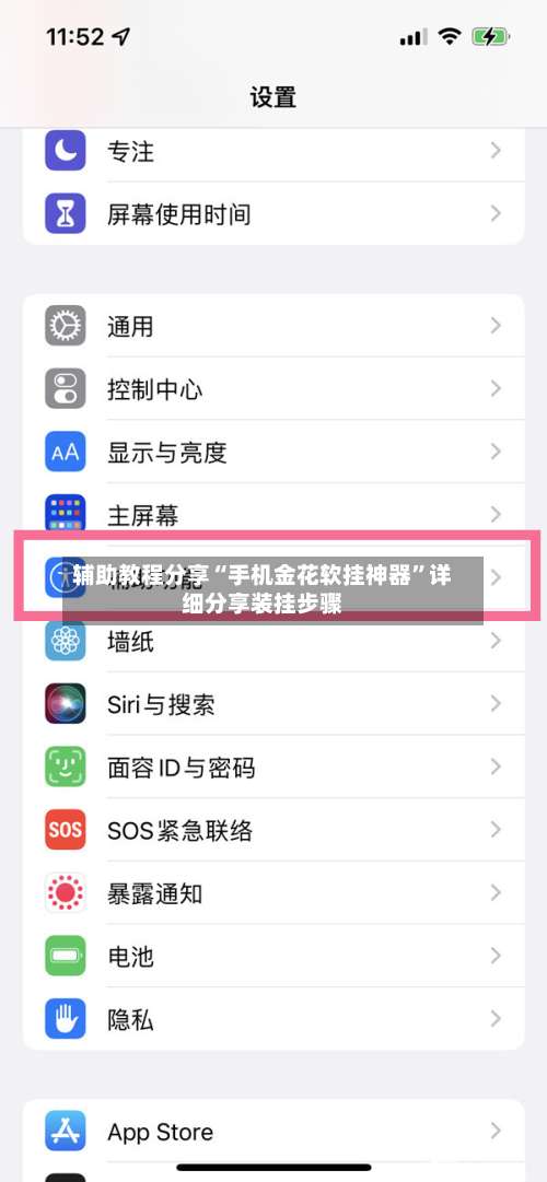 辅助教程分享“手机金花软挂神器”详细分享装挂步骤-第1张图片