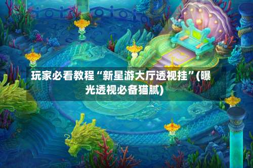 玩家必看教程“新星游大厅透视挂”(曝光透视必备猫腻)-第1张图片